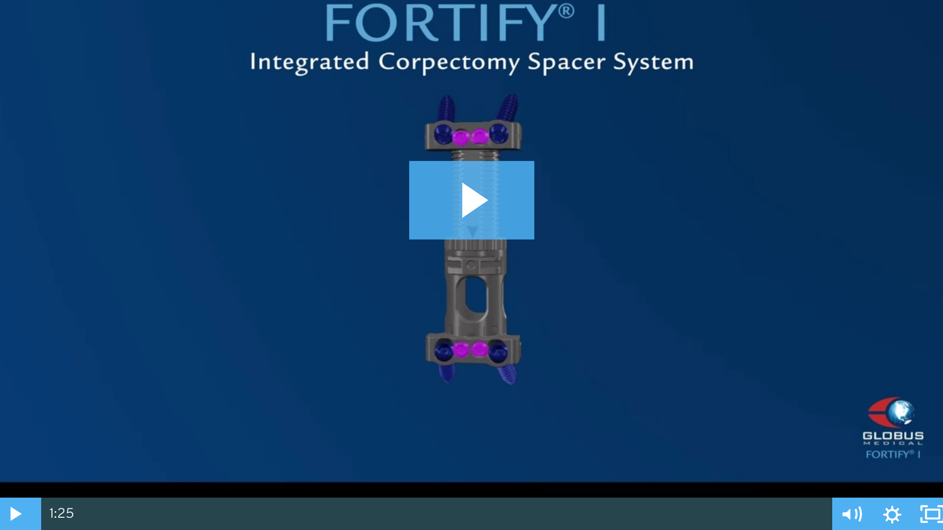 FORTIFY™-I Expandable Integrated Corpectomy Spacer