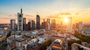 Frankfurt, Germany city skyline