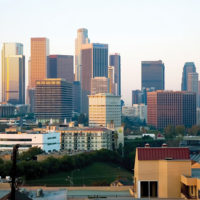 Los Angeles city skyline