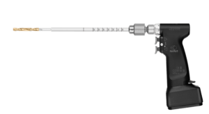 Globus Power™ Cannulated Drill Attached to Driver
