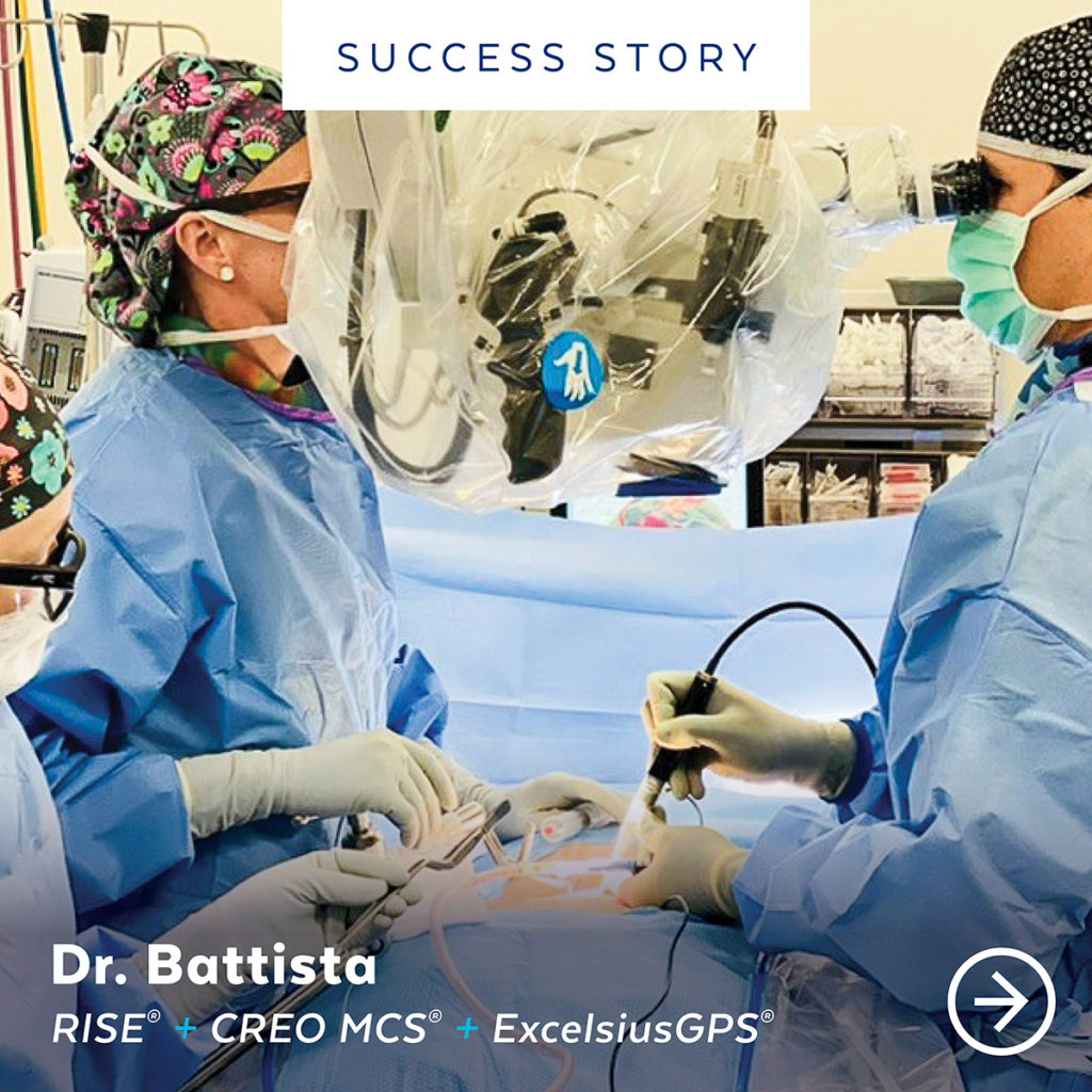 Dr. Battista performing surgery