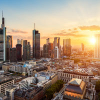 Frankfurt, Germany city skyline