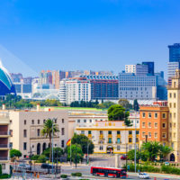 Valencia, Spain city skyline
