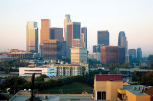 Los Angeles city skyline