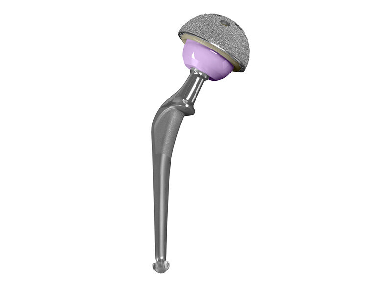 Progeny hip stem with ONVOY shell