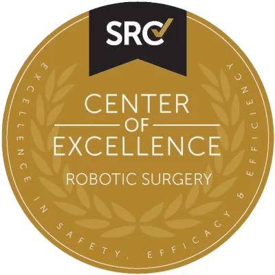 Robotic Surgery center of excellence badge