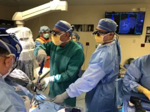 Surgeons performing procedure