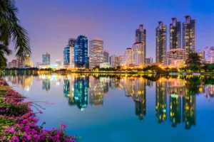 Bangkok city skyline